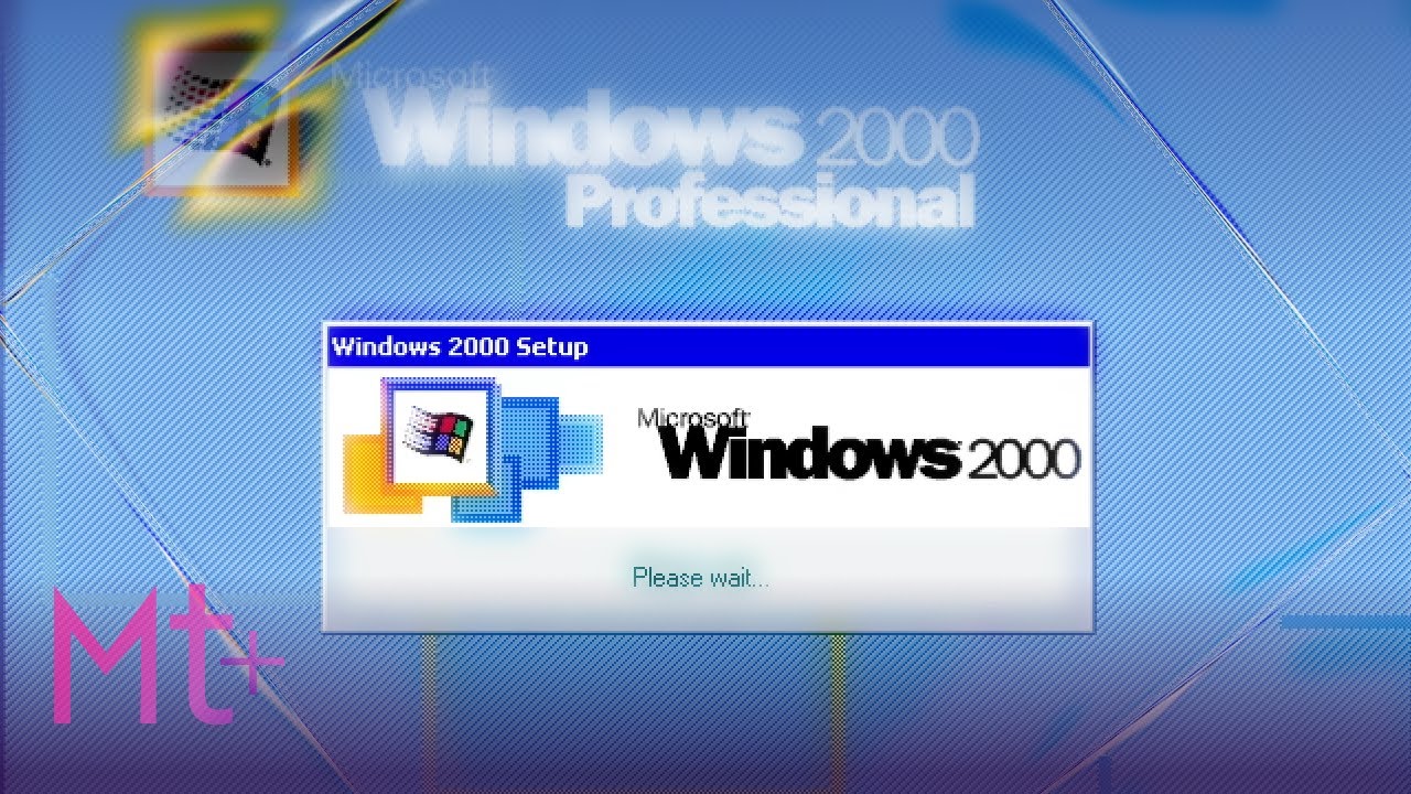Windows 2000 paigaldamise timelapse