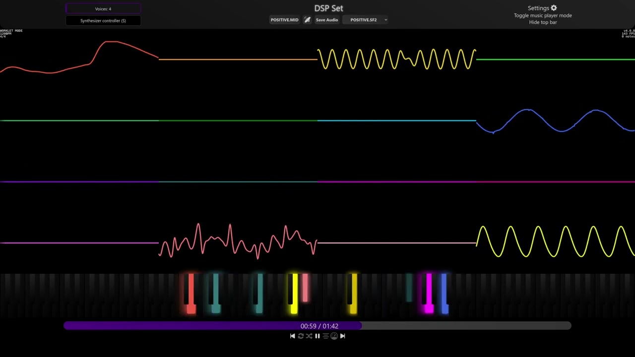 Flipnic - Original Soundtrack [MIDI Waveform Deconstruction]