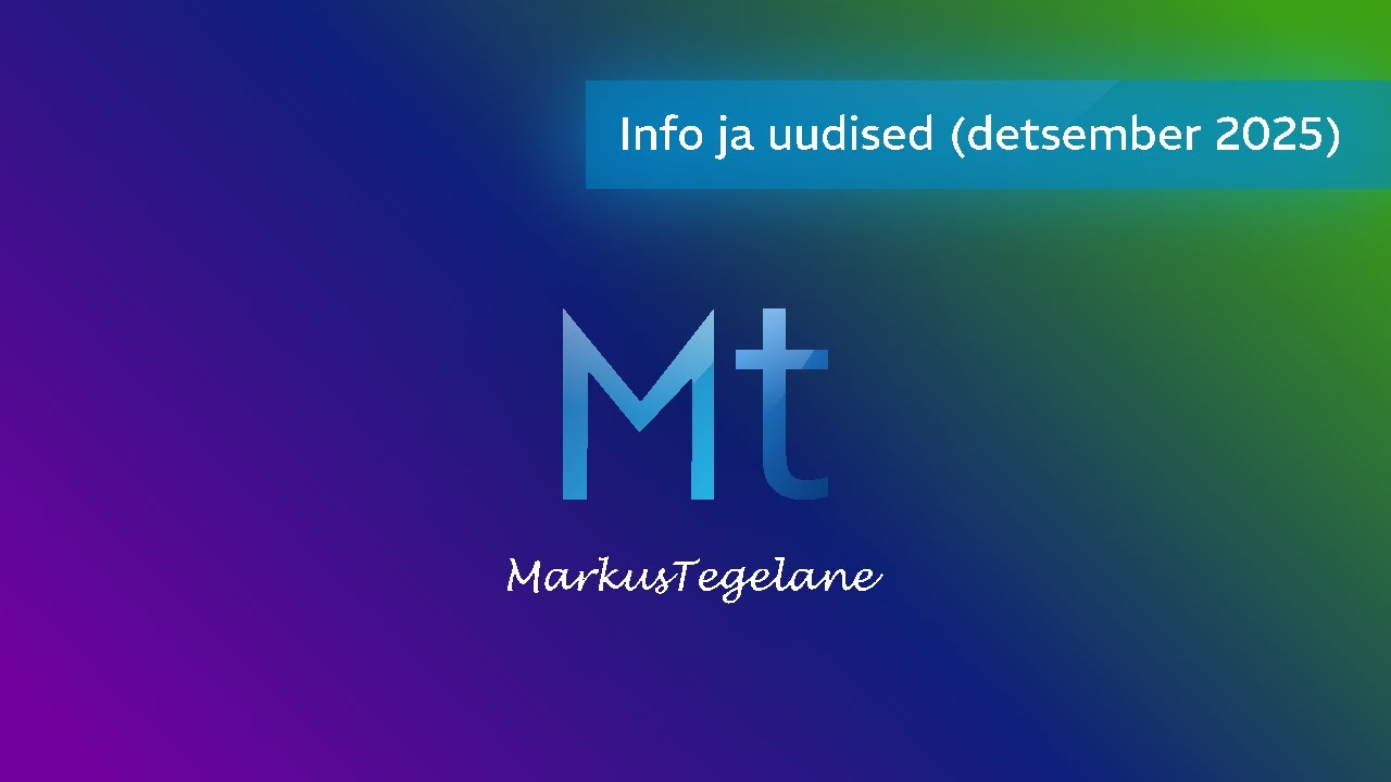 Aasta ülevaade ja kanali tulevikuplaanid (detsember 2025) [Info ja uudised]
